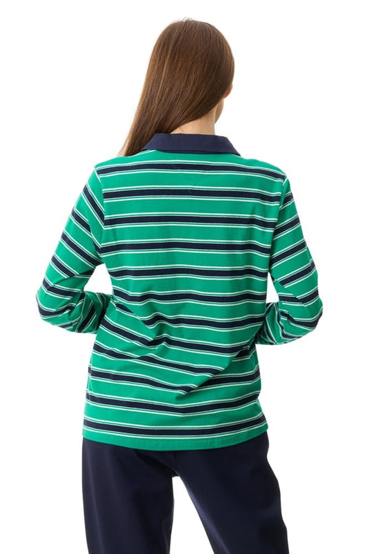 Givoni Womens Cleft Stripe Polo