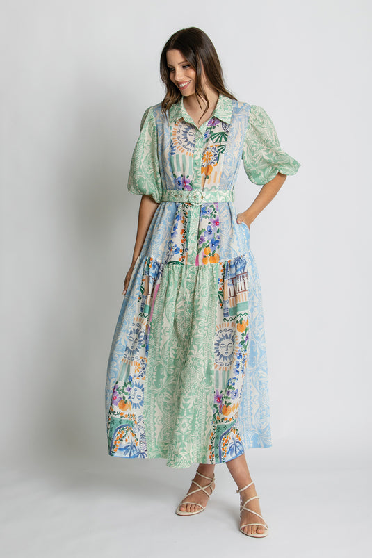 Kachel Womens Willow Short Sleeve Dress
