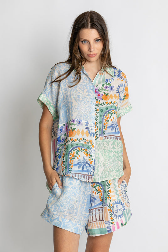 Kachel Womens Naomi Shirt - Multi