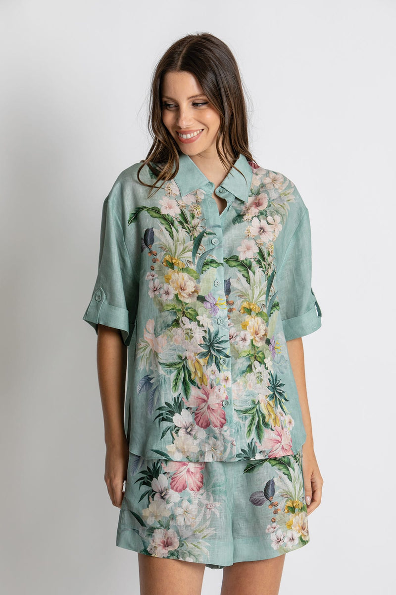 Load image into Gallery viewer, Kachel Womens Eva Short Sleeve Shirt
