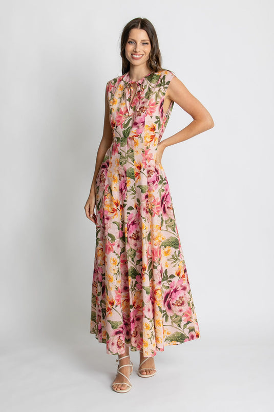 Kachel Womens Belle Sleeveless Maxi Dress