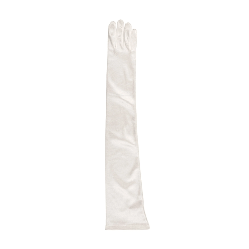 Load image into Gallery viewer, Dents Womens Bella Long Opera Satin Gloves - Ivory
