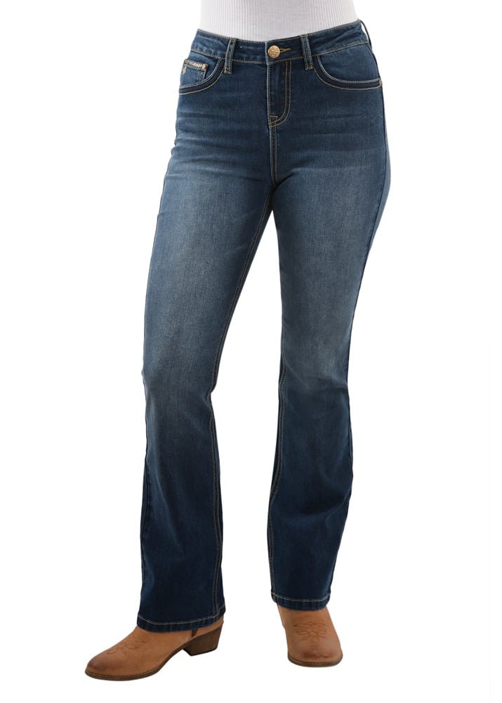 Load image into Gallery viewer, Pure Western Women's Brady High Boot Cut Jeans
