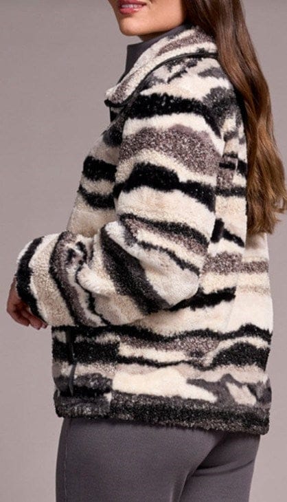 Load image into Gallery viewer, Tribal Womens Lined Zip Jacket W/PU Detail
