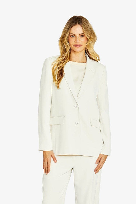 Pingpong Womens Chloe Crepe Blazer