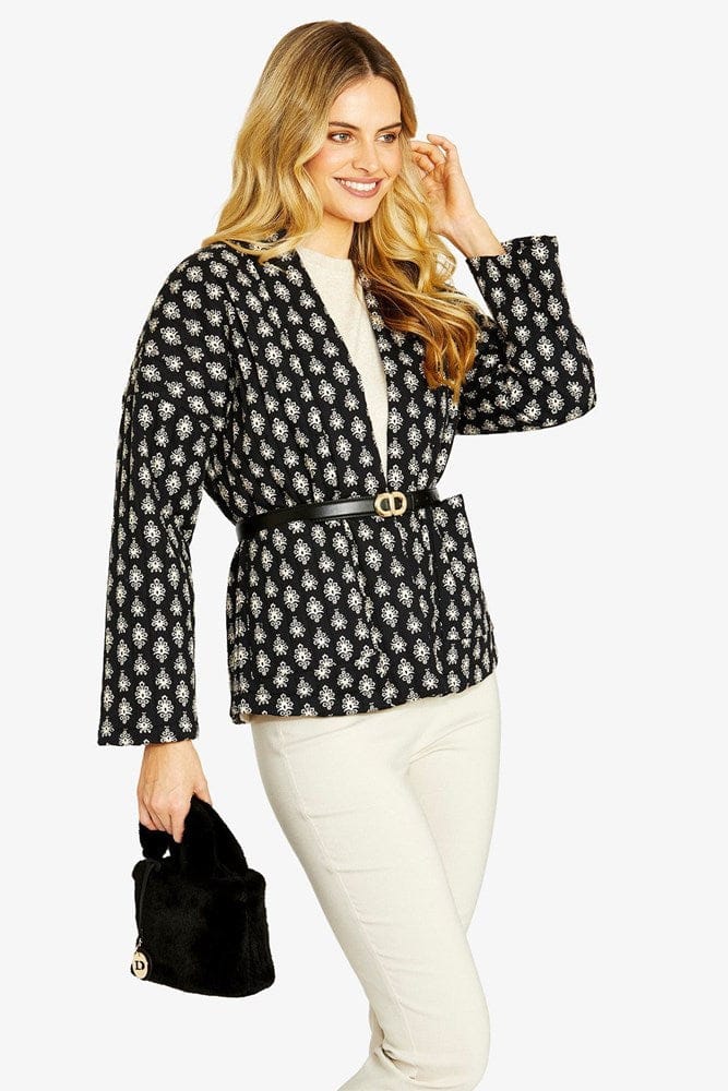 Load image into Gallery viewer, Pingpong Womens Damask Motif Puffer Coat
