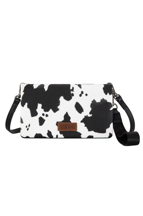Load image into Gallery viewer, Wrangler Cow Print Wallet Crossbody Bag
