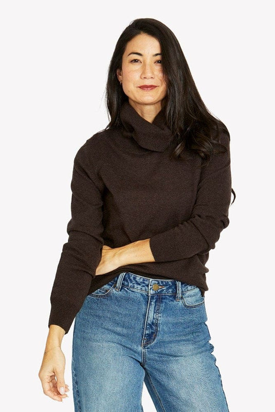 Jump Womens Cowl Neck Pullover