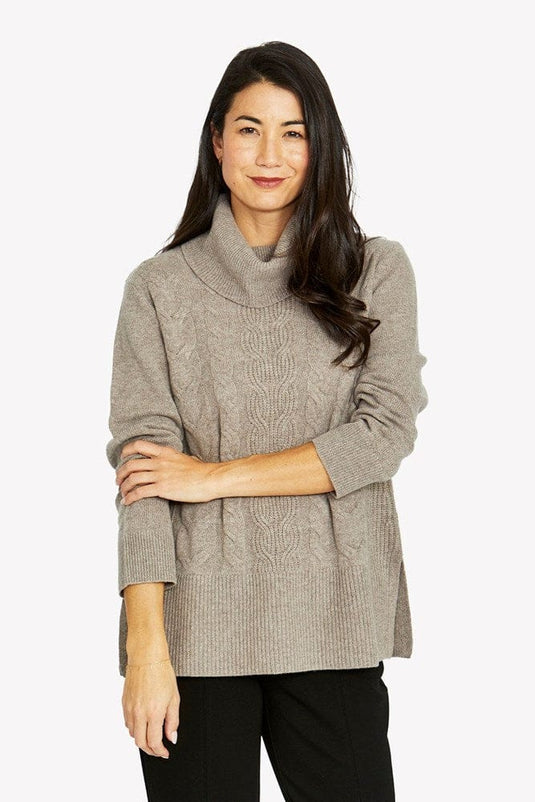 Jump Womens Cable Front Pullover