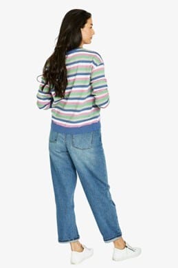 Load image into Gallery viewer, Jump Womens Multi Stripe Pullover
