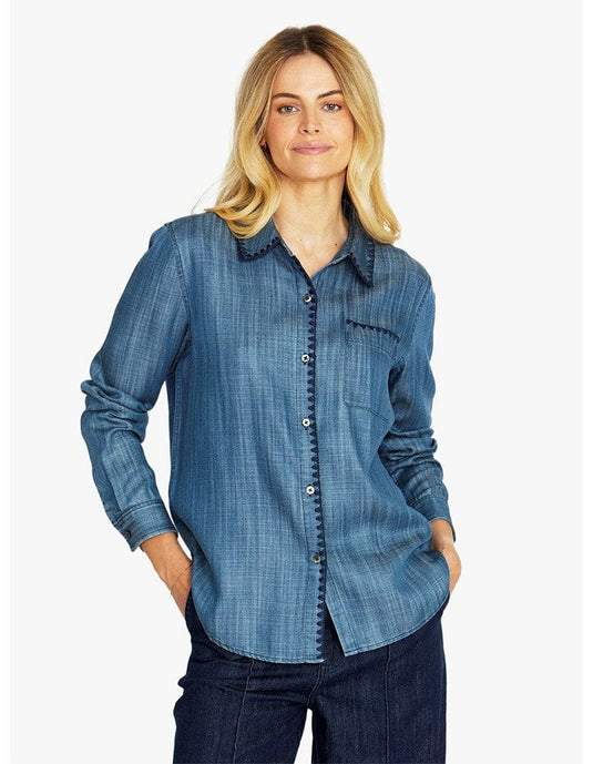 Jump Womens Blanket Stitch Shirt