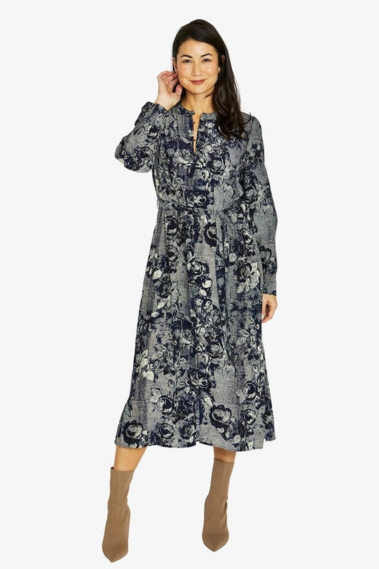 Jump Womens Vintage Rose Dress