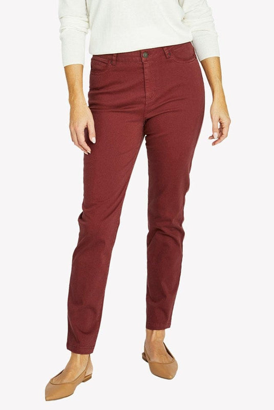 Jump Womens Luxury Trim Jean - Merlot