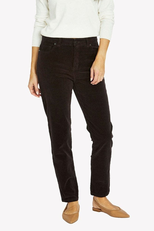 Jump Womens Cord Jean - Chocolate