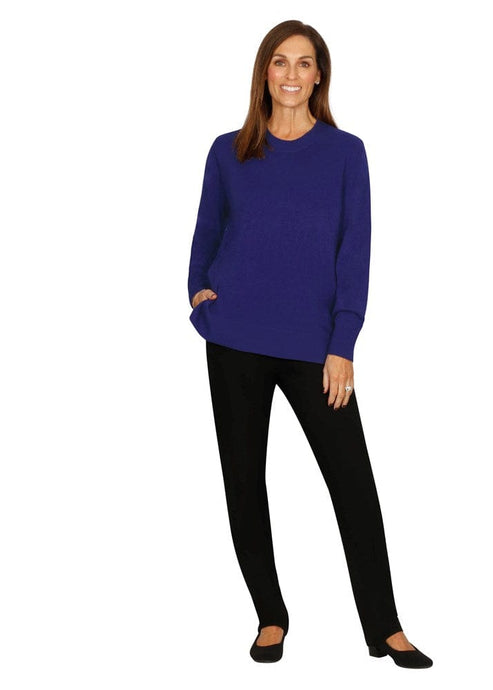 Jillian Womens Softknit Modern Crew Tunic