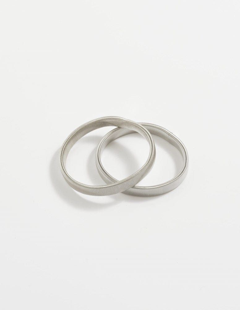 Load image into Gallery viewer, Cudworth Mens Silver Armbands Boxed

