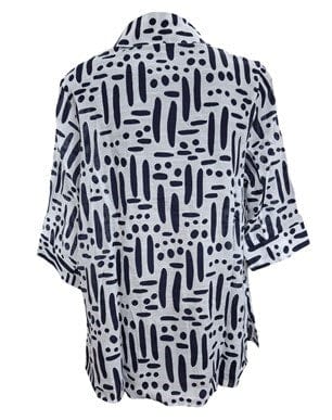 Load image into Gallery viewer, Jillian Womens Bella Print 3/4 Shirt
