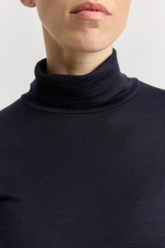 Toorallie Womens Turtle Neck Merino Top