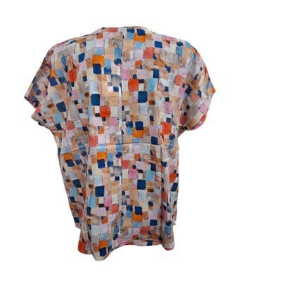 Load image into Gallery viewer, Jillian Womens Madrid Print Top
