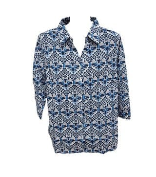 Load image into Gallery viewer, Jillian Womens Sophia Print 3/4 Shirt
