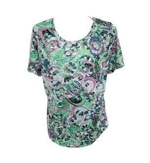 Load image into Gallery viewer, Jillian Womens Roma Print T-Shirt
