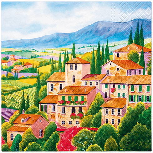 Paw Lunch Napkin 33cm - Italian Countryside