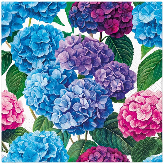 Paw Lunch Napkin 33cm - Hydrangea Bloom