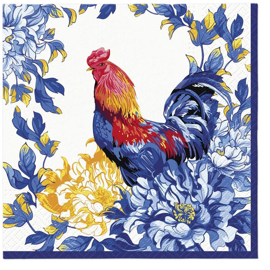 Paw Lunch Napkin 33cm - Rustic Morning
