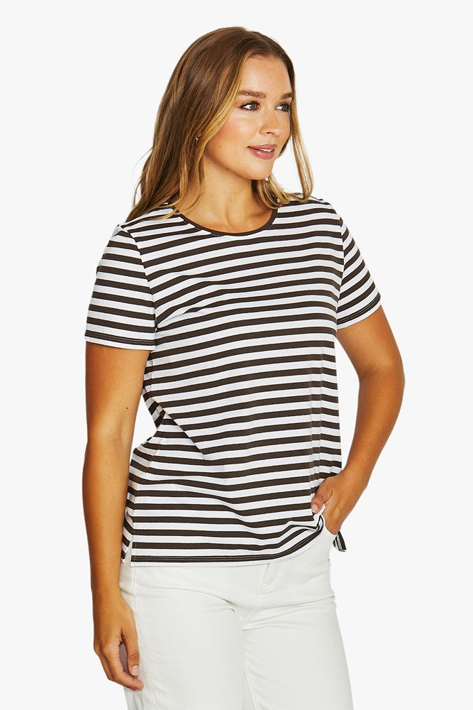 Load image into Gallery viewer, Jump Womens Core Stripe Short Sleeve T-Shirt
