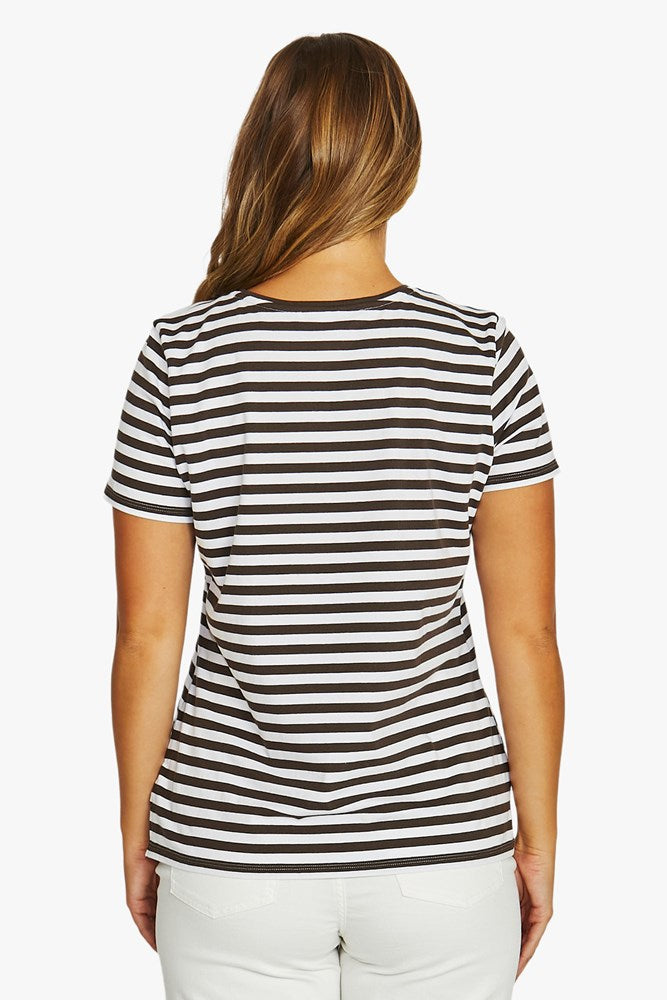 Load image into Gallery viewer, Jump Womens Core Stripe Short Sleeve T-Shirt
