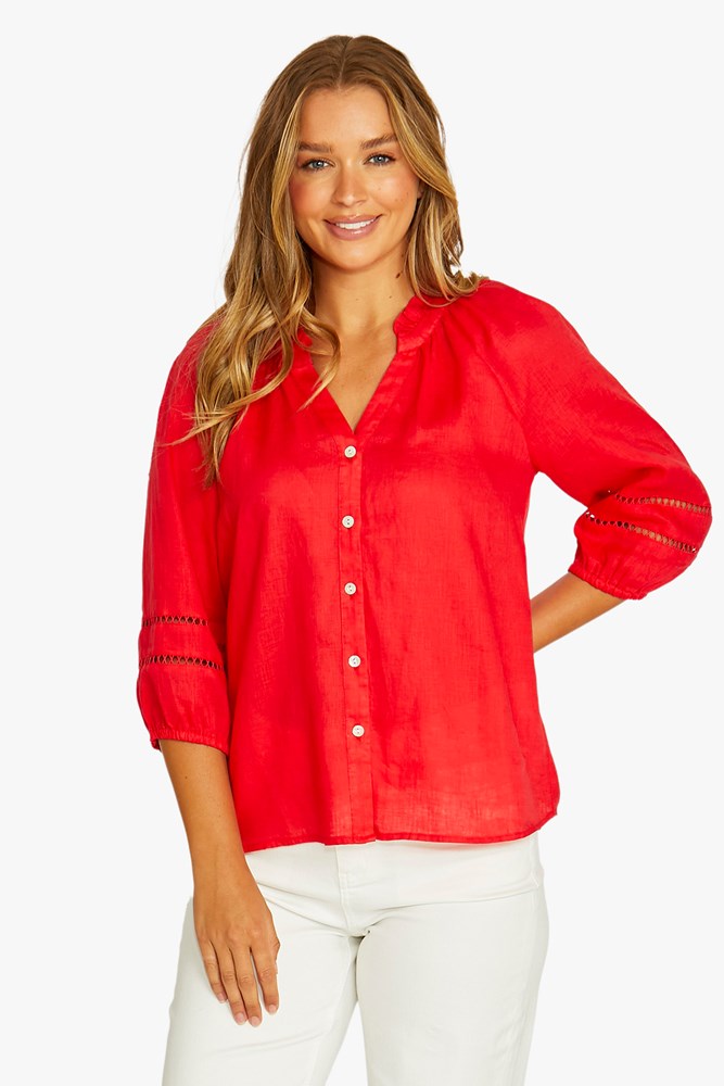 Load image into Gallery viewer, Jump Womens Trim Detail Top
