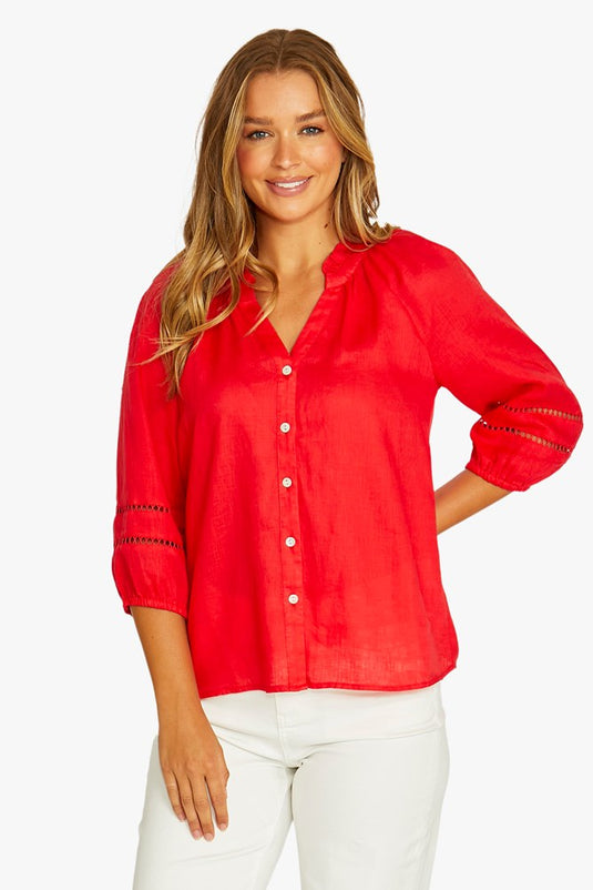 Jump Womens Trim Detail Top