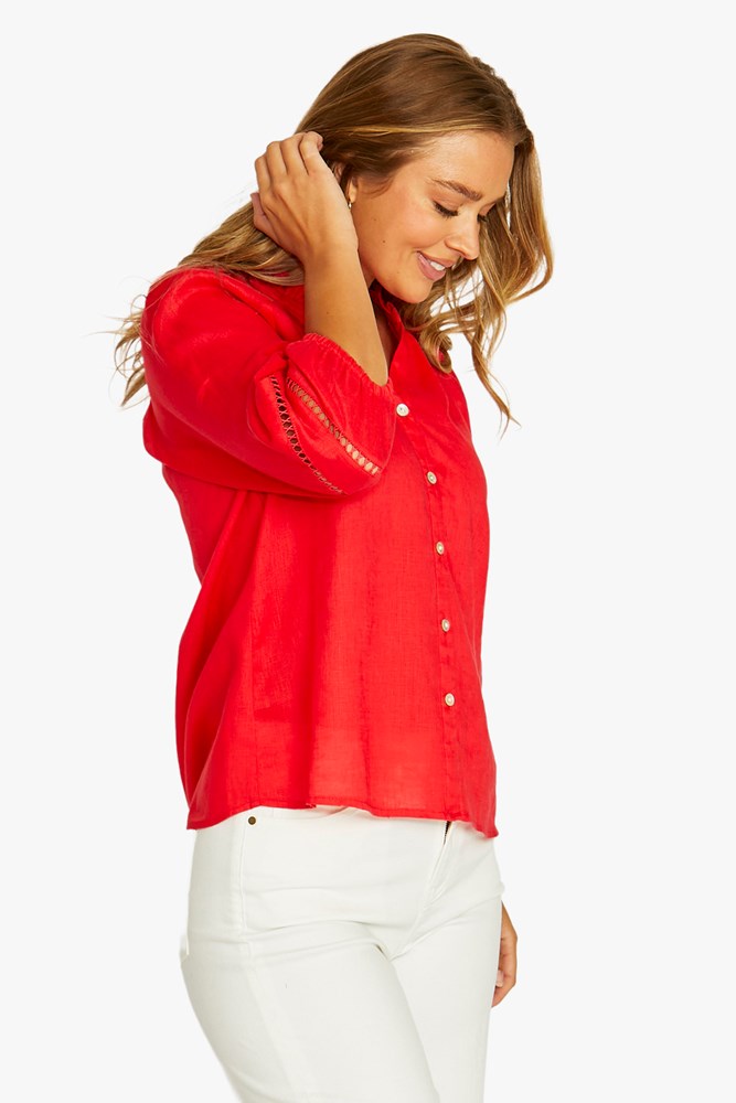 Load image into Gallery viewer, Jump Womens Trim Detail Top
