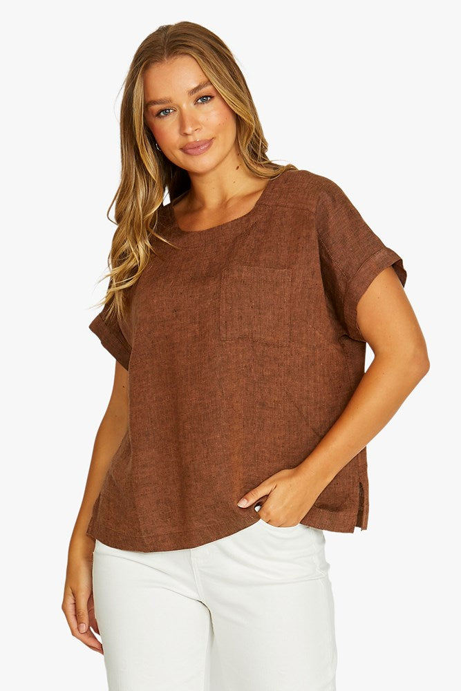 Load image into Gallery viewer, Jump Womens Boxy Short Sleeve Top
