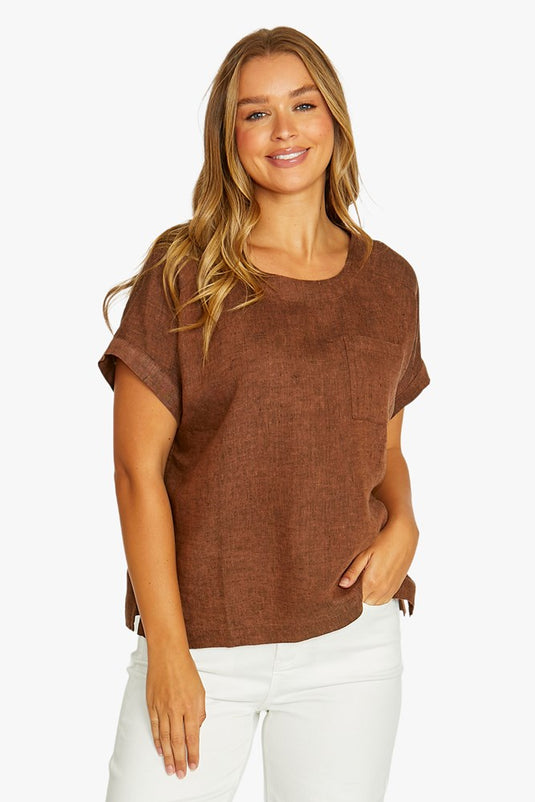 Jump Womens Boxy Short Sleeve Top