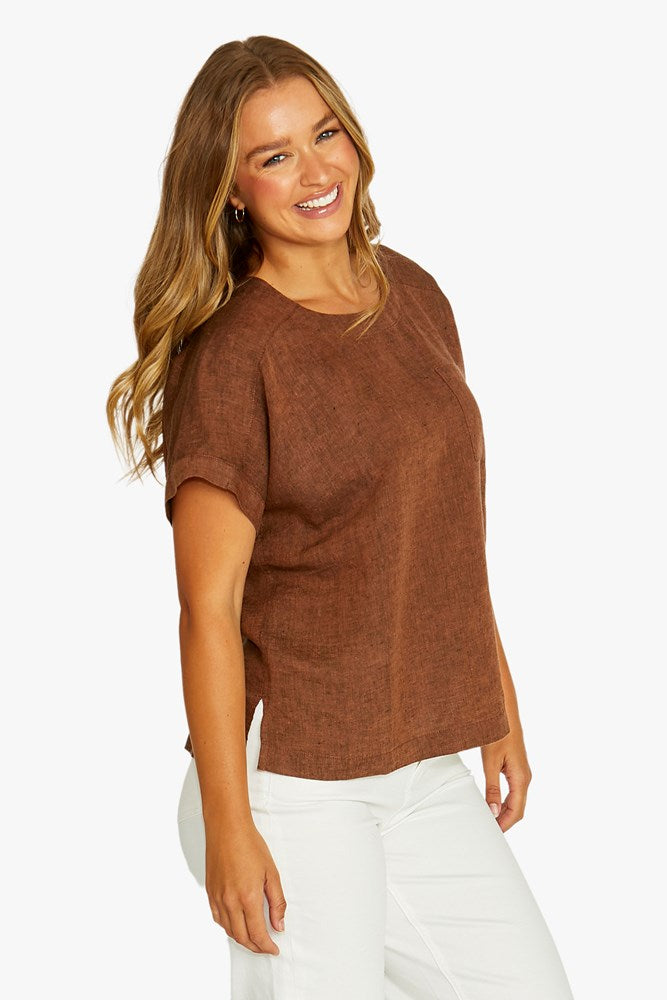 Load image into Gallery viewer, Jump Womens Boxy Short Sleeve Top
