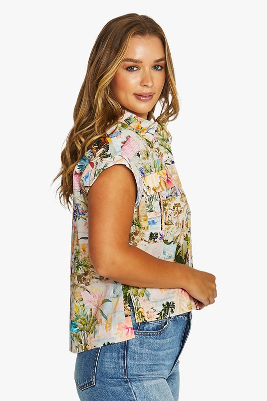 Jump Womens Poolside Glamour 2 Pocket Shirt