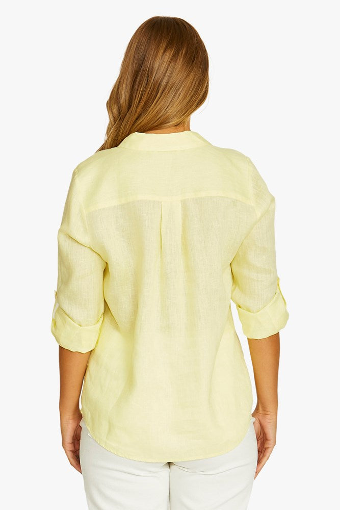 Load image into Gallery viewer, Jump Womens Half Placket Shirt - Sunshine

