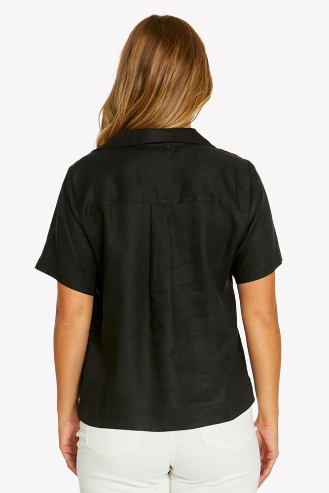 Load image into Gallery viewer, Jump Womens Open Collar Short Sleeve Top
