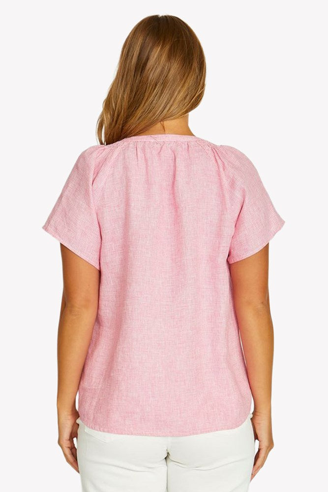 Load image into Gallery viewer, Jump Womens Mini Check Top
