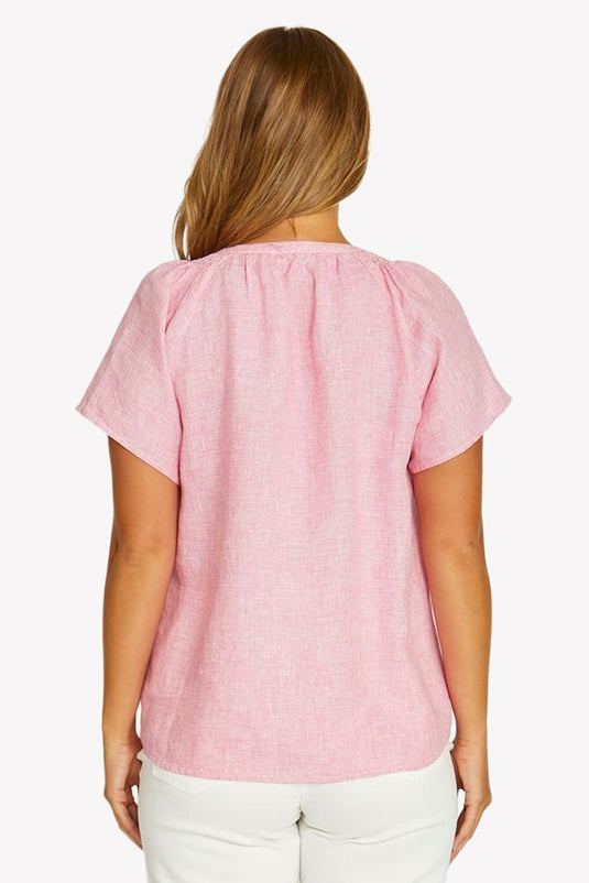 Jump Womens Mini Check Top