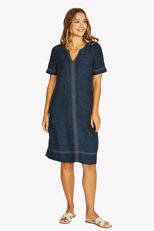 Jump Womens Tack Stitch Dress
