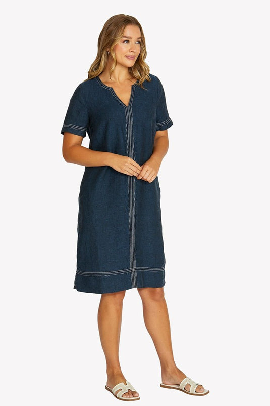 Jump Womens Tack Stitch Dress