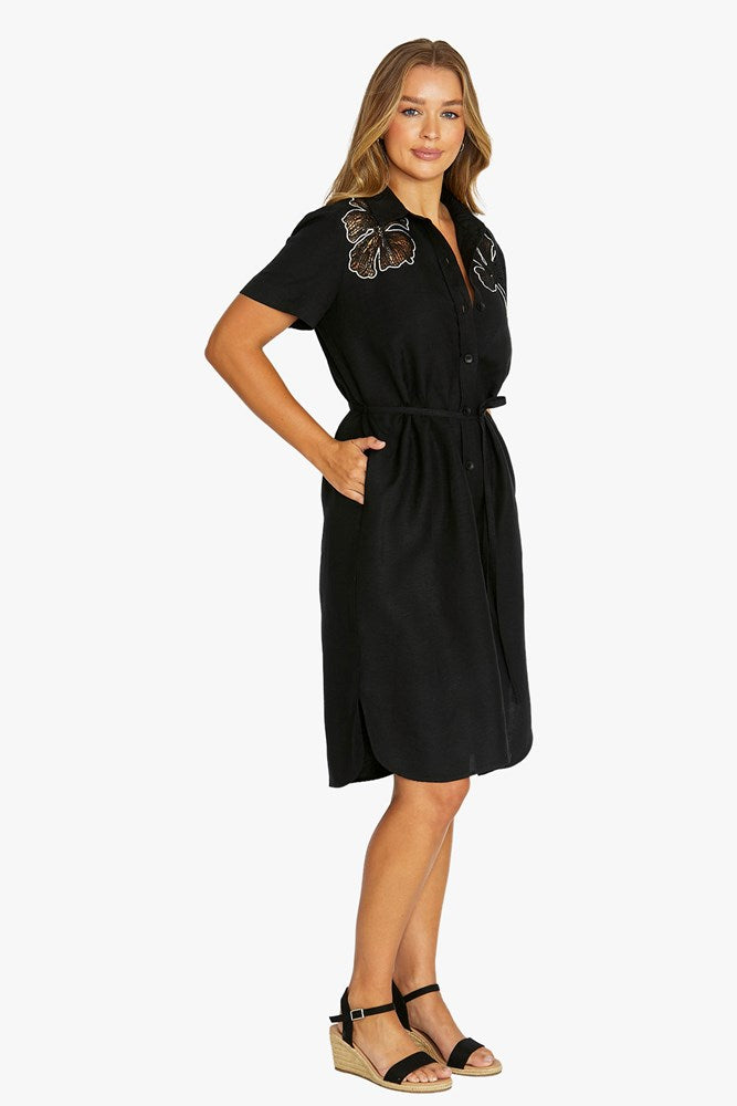Load image into Gallery viewer, Jump Womens Flower Motif Dress

