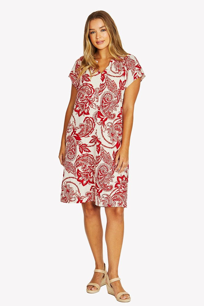 Load image into Gallery viewer, Jump Womens Bohemia Shirred Dress
