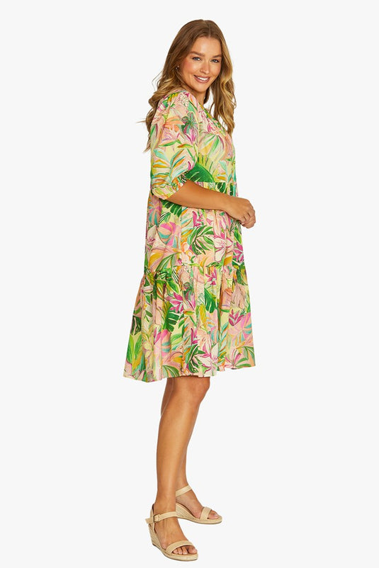Jump Womens Vibrant Jungle Dress