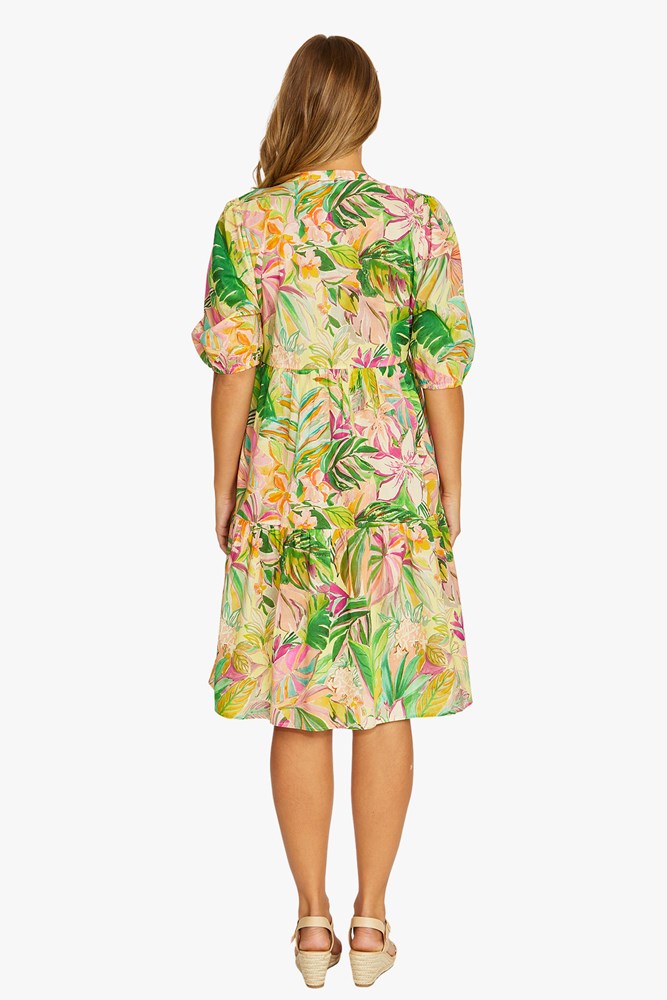 Load image into Gallery viewer, Jump Womens Vibrant Jungle Dress

