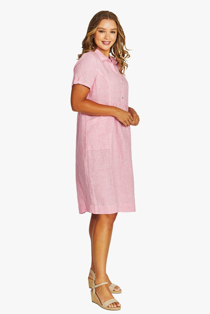 Load image into Gallery viewer, Jump Womens Mini Check Collared Dress
