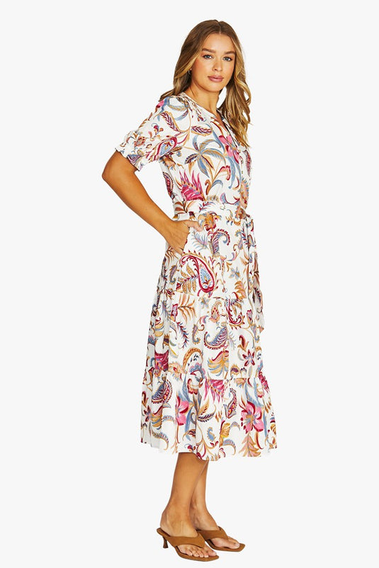 Jump Womens Utopia Paisley Dress