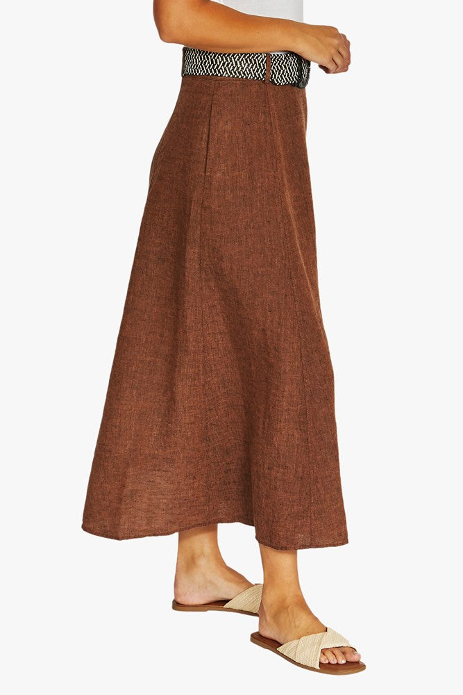 Load image into Gallery viewer, Jump Womens Belted Seam Skirt
